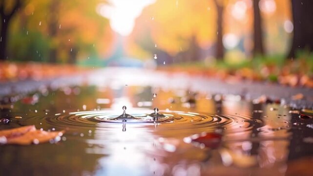 Hintergrund Regen in Pastellfarben
