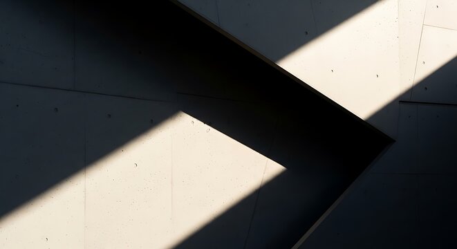 Abstract black and white geometric pattern with sharp angles and lines