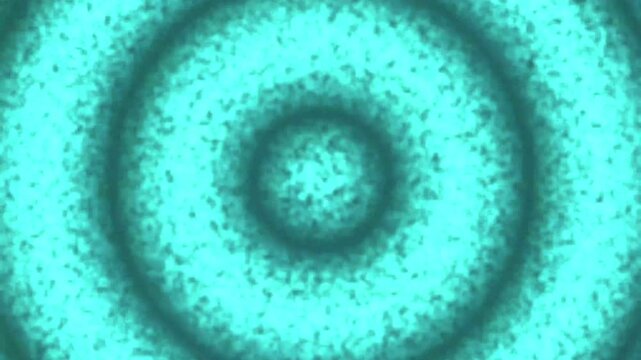 Acid Pulsing Gradient Circle Wave Glow Loop cian horizontal 10 seq