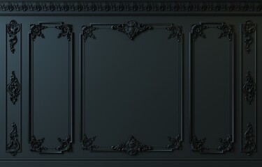 Obraz premium Extra large background wooden cabinet wall