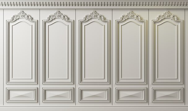 Extra large background wooden cabinet wall