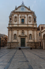Obraz premium Church of Collegio dei Gesuiti in Alcamo, Trapani, Sicily, Italy, Europe
