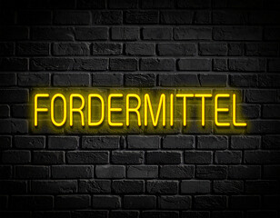 Fototapeta premium Leuchtende Neonschrift 