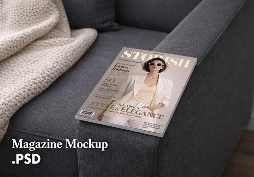 Magazine  design mockup
