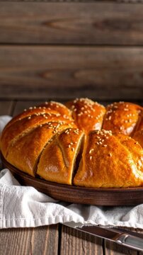 Pirog (gef&uuml;llter Hefekuchen)
