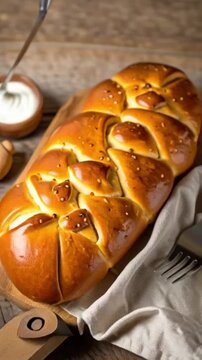 Pirog (gef&uuml;llter Hefekuchen)