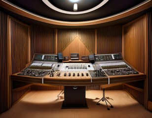 a beautiful recording studio