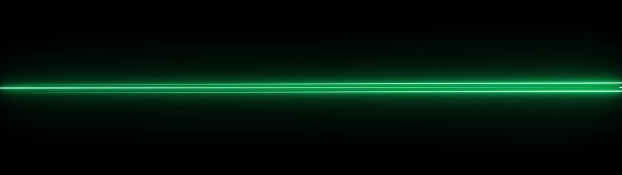 Abstract horizontal glowing red and blue neon lines divided by a dark vertical line background bright. 4k motion