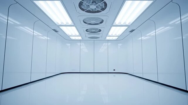 Clean Room Interior - A Sterile Environment for Scientific Research.