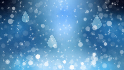 深海のきらめく背景デザイン（ネイビーブルー）：ネイビーブルーの深海をイメージした幻想的なきらめき背景。光の粒や玉ボケが広がり、海の魔法のような世界観を演出します。デザインペーパーや100均雑貨、文具、エコバッグ、ラッピングなど幅広い商品展開に使える背景素材です。