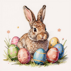 Fototapeta premium stop-motion, a cute dog with an open mouth and tongue sits on a sunny meadow filled with blooming daisies