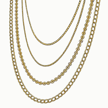 Layered gold chains layered chains jewelry