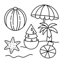 Quick & Easy Summer Coloring Fun