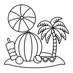 Quick & Easy Summer Coloring Fun