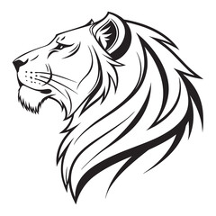 A minimalistic image featuring a purple abstract shape on a white background