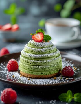 Flavor Ascent: Matcha Mont Blanc