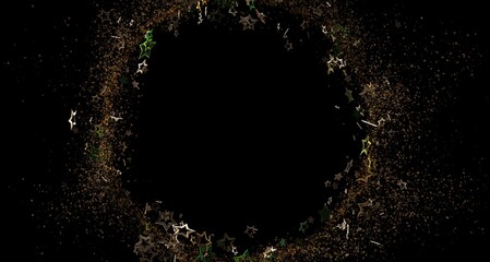 Starry abstract design with a dark background. Perfect for celebratory backgrounds, greetings and festive occasions. Inc © vegefox.com