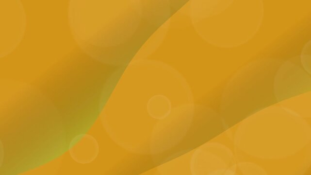 Abstract Golden Yellow Background with Dynamic Wavy Shapes and Smooth Gradients.