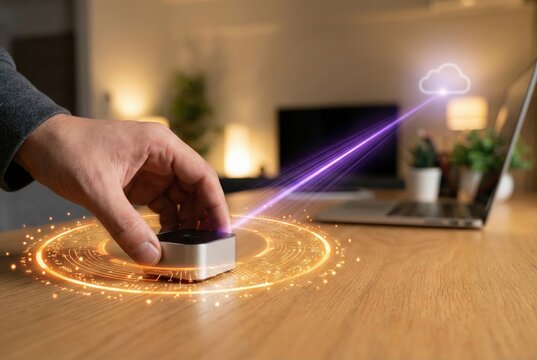 Holographic edge computing and IoT data processing on device