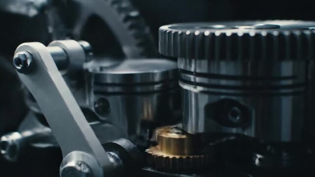 Evolving Abstract Patterns Highlight the fractal-like, self-similar designs emerging from mechanical operations.