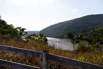 fence in the mountains