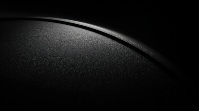 Vantablack texture, absolute darkness with a single faint rim light highlighting a curve, mysterious luxury