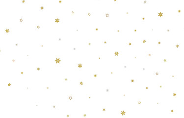 Abstract star design on white background. Celebration and festive, minimalist background for design