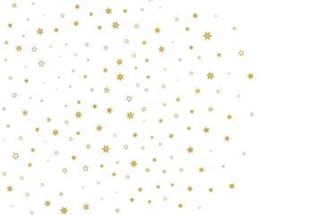 Abstract stars illustration on white perfect for christmas design, greeting cards and more.