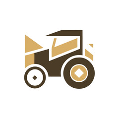 Green shield emblem with wheat stalk and leaf design isolated on white background