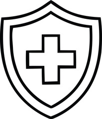 Fototapeta premium Minimalist abstract image featuring a curved black line on a white background