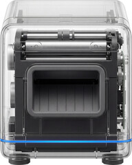 Obraz premium Instant printer with a transparent shell and customizable LED color settings