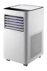 Portable air conditioner with UV sterilization.