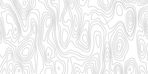 Abstract design with seamless pattern with lines topographic map. geographic mountain relief. the white on black contours topography stylized height of the lines. geographic contour map paper texture. © Arte Acuático