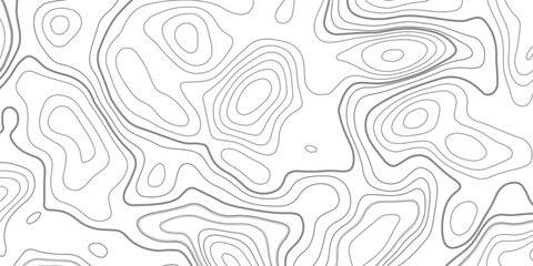 Abstract design with seamless pattern with lines topographic map. geographic mountain relief. the white on black contours topography stylized height of the lines. geographic contour map paper texture. © Arte Acuático