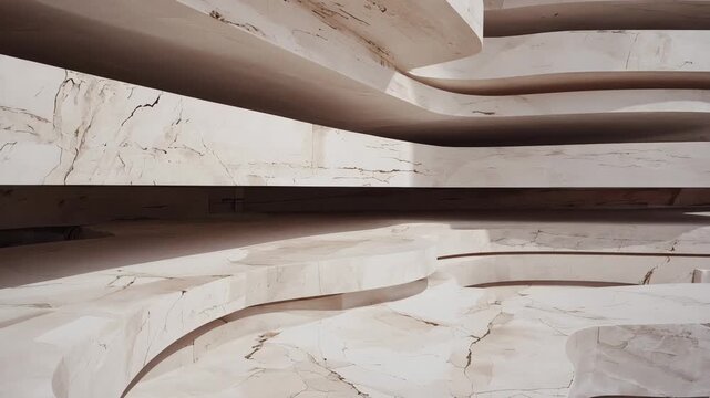 Cinematic architectural video with layered planes and subtle motion, expressing spatial clarity and refined modern design.