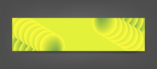 Abstract Green Gradient LinkedIn Cover Background Design