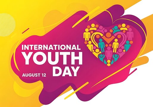 International youth day celebration poster