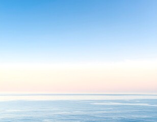 Fototapeta premium Serene Ocean Landscape with Calm Waters.