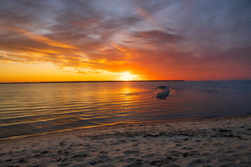 Obraz premium Sunset on OBX