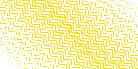 abstract simple vertical yellow white thin to thick corner wave line pattern.