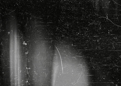 Dusty scratched and scanned old film texture