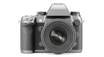 Professional Camera Photography Concept with Halftone Texture