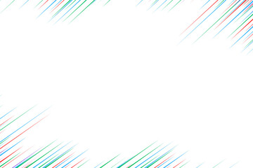 Colorful Diagonal Line Frame Abstract Border Background Design