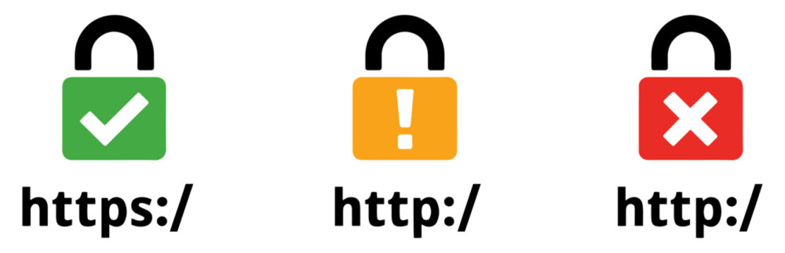domain security padlock icon