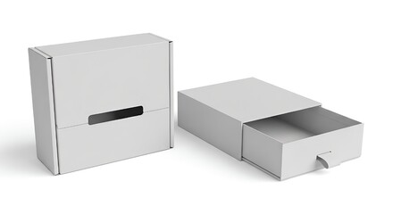 computer case isolated on white