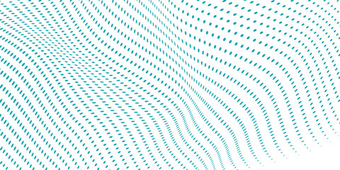 Obraz premium Picture Vector Gradient Blue Color Halftone Background geometric dotted desgin