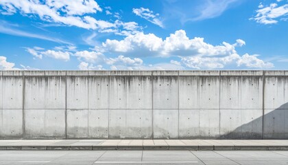 concrete wall and sky