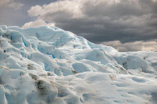 Exploring the Perito Moreno glacier near Calafate in Argentina.
