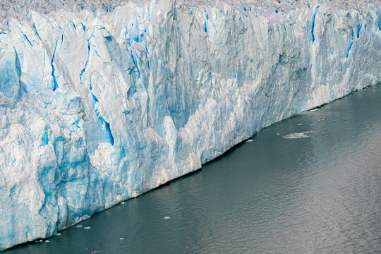 Exploring the Perito Moreno glacier near Calafate in Argentina.