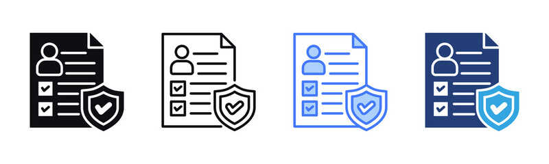 Eligibility icon sheet multiple style collection